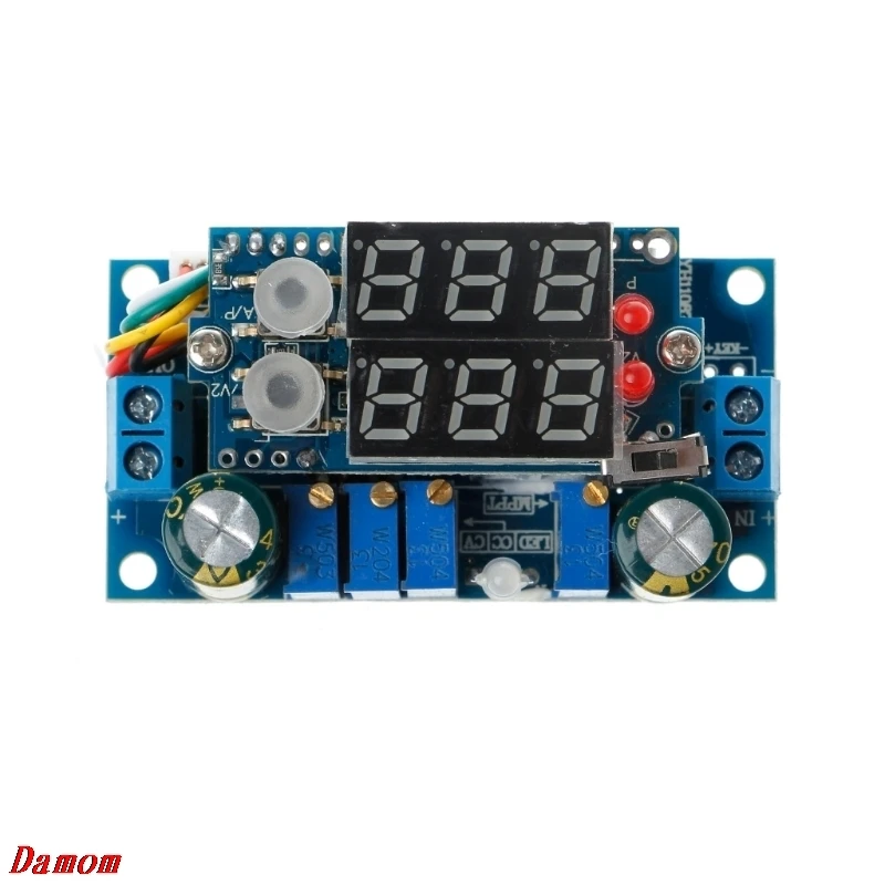 

5A MPPT Solar Panel Controller DC-DC Step-down CC/CV Charging Module Display LED Damom