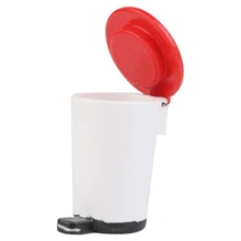 ABWE Лучшая 1/12 кукольный домик Миниатюрный шаг на мусорный бак