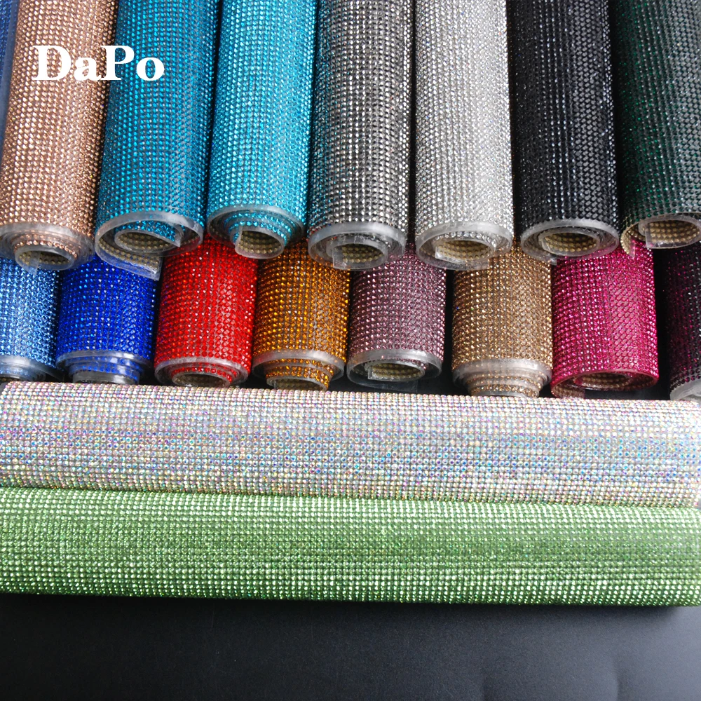 24*40 см самоклеющиеся хрустальные модные стразы, наклейки, стеклянные ...