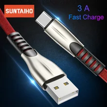 Suntaiho 3A USB Type C for Samsung Galaxy S10 S9 S8 Plus USB-C Mobile Phone Fast Charging Type-C Cable for xiaomi redmi note 7 Suntaiho 3A USB Type C for Samsung Galaxy S10 S9 S8 Plus USB-C Mobile Phone Fast Charging Type-C Cable for xiaomi redmi note 7