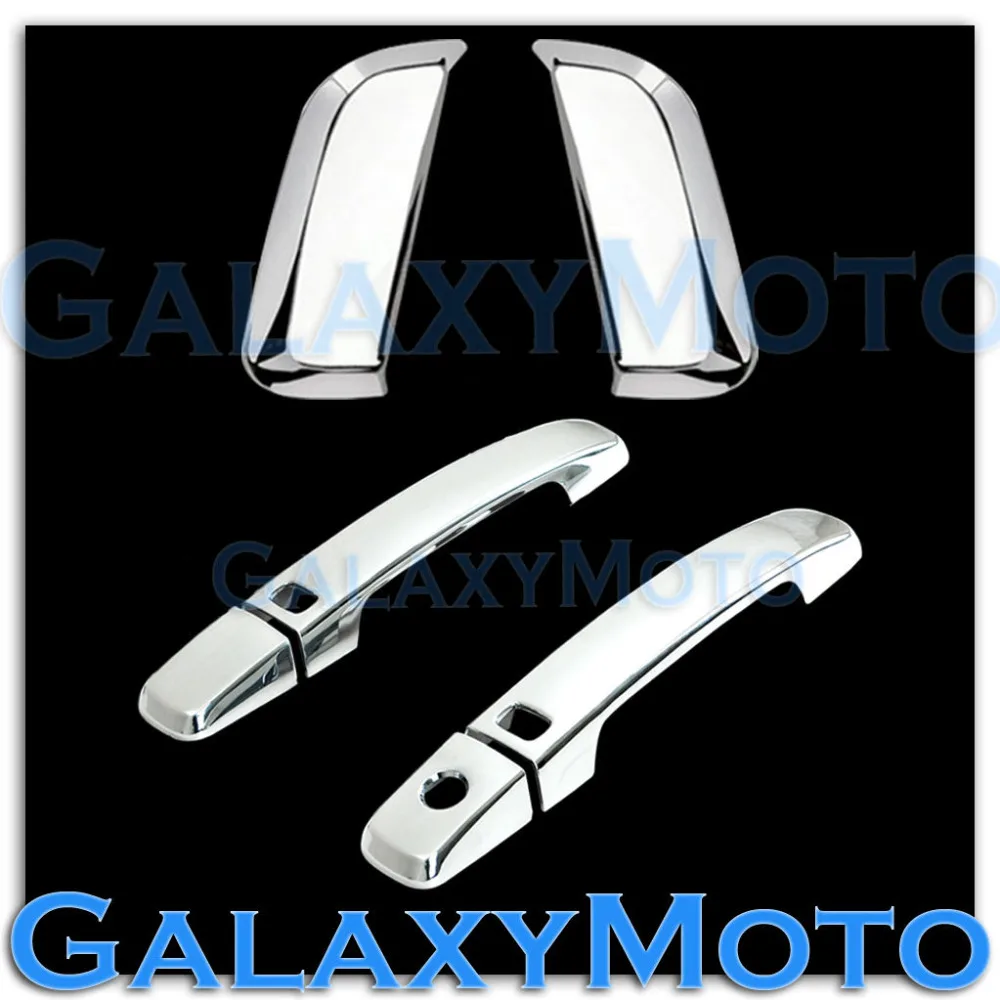 

XYIVYG Chrome 4 Door Handle w/o PSG KH+Smart Keyhole Cover For 05-12 Nissan PATHFINDER