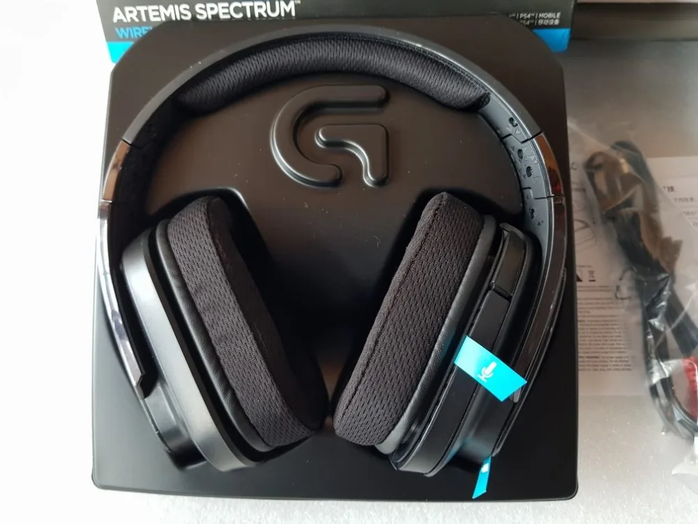 Бывшая в употреблении игровая гарнитура Logitech G933 с объемным звуком 7 1 бесплатная
