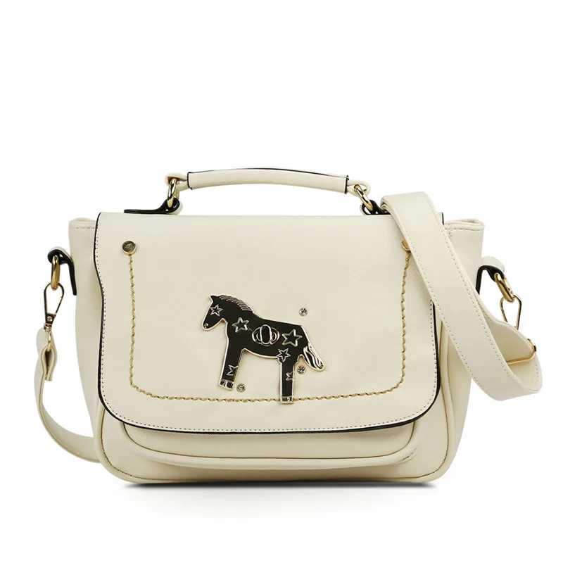 2017 Cute New Fashion Korean Female Shoulder Messenger Bag Las 2017 Cute New Fashion Korean Female Shoulder Messenger Bag Las Candy Color Pony Pattern Handbags Casual By Factory In Bags From Luggage
