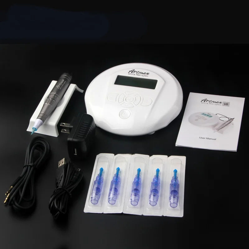

Professional Tattoo Gun Needles Digital Permanent Makeup Microblading Eyebrow Eyeliner Lips Machine PMU & MTS V6