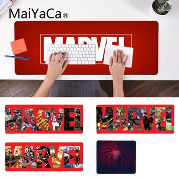 

MaiYaCa New Arrivals Marvel Comics logo spider man Anti-Slip Durable Silicone Computermats Rubber Mouse Durable Desktop Mousepad