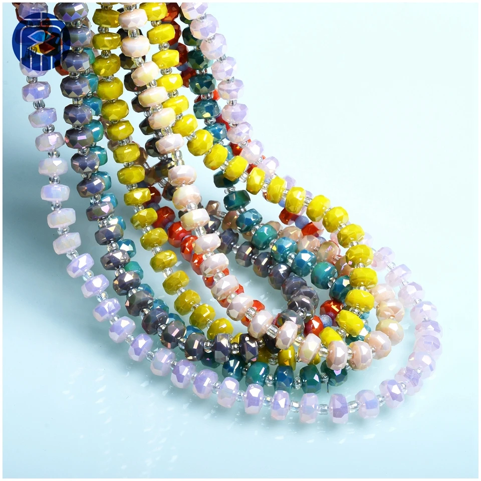 

JuleeCrystal 8mm Austria faceted Crystal Glass Beads Loose Spacer Round Beads for Jewelry Making 40pcs