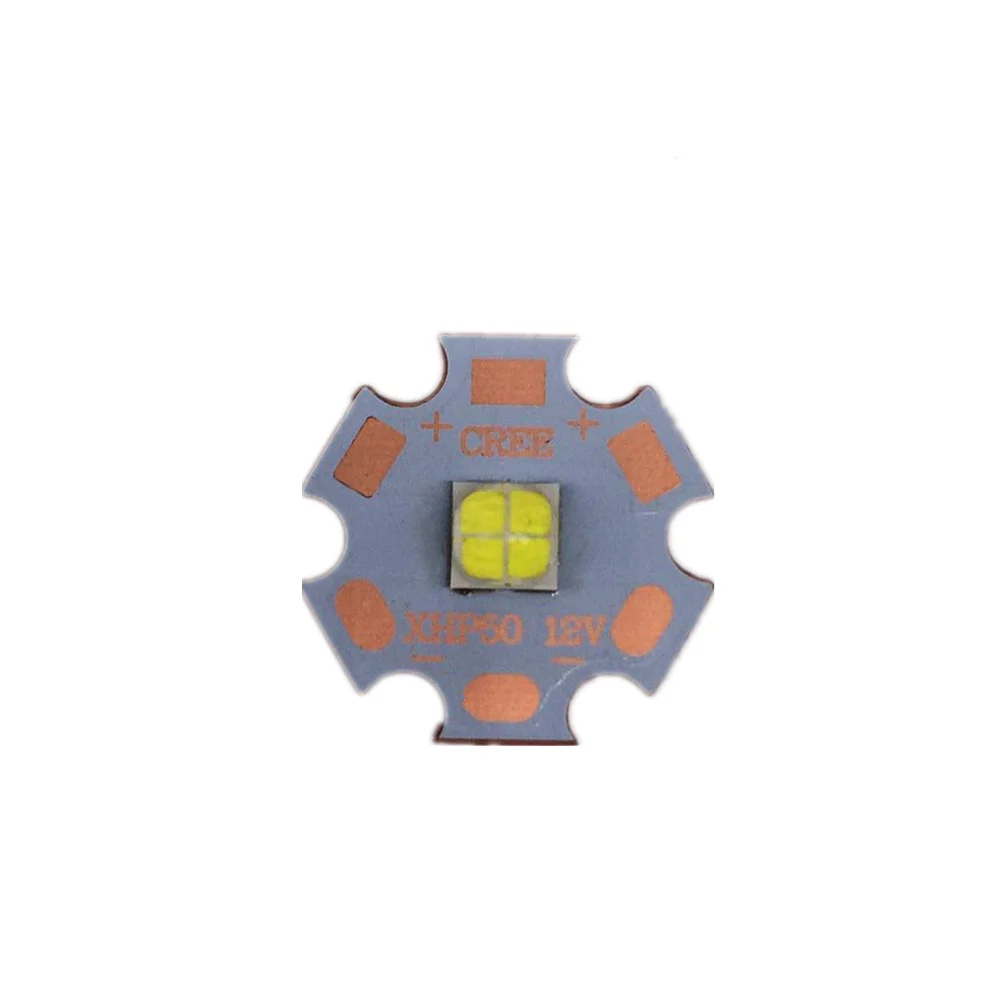 2 шт. Cree XLamp XHP50 18 Вт 6 в/12 В Светодиодная лампа излучатель 2546lm холодный белый