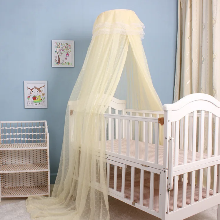 

Crib mosquito net child mosquito net baby mosquito net clip baby mosquito net cover white blue pink color for boy and girls