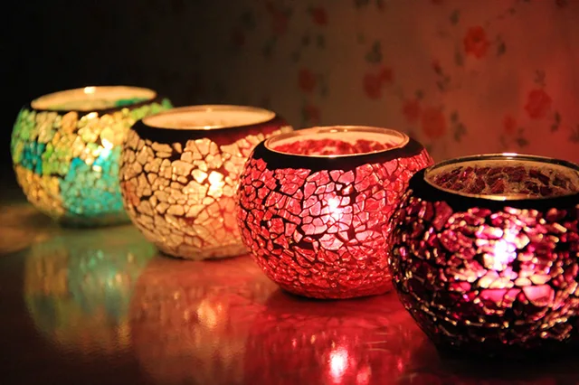 wholesale glass hurricane candle holders home interior decoration