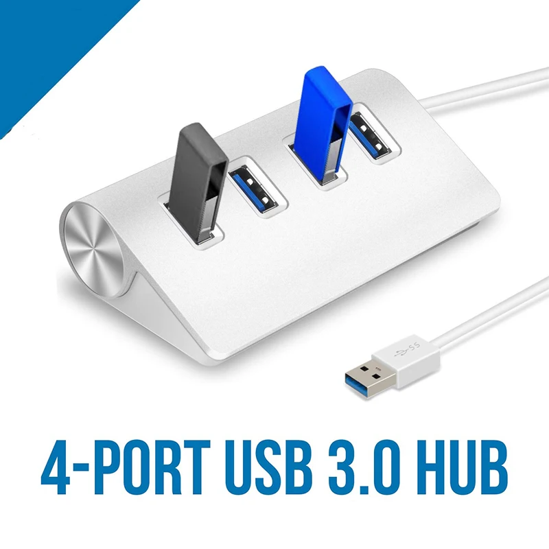 Aluminium High Speed 5 Gbps USB 3 0 HUB 4 Port USB Splitter USB HUB 3 2