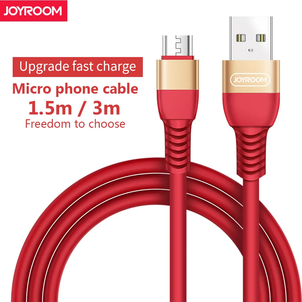 JOYROOM Micro USB Mobile Phone Data Cable 1.5m 3m Fast Charging Cable