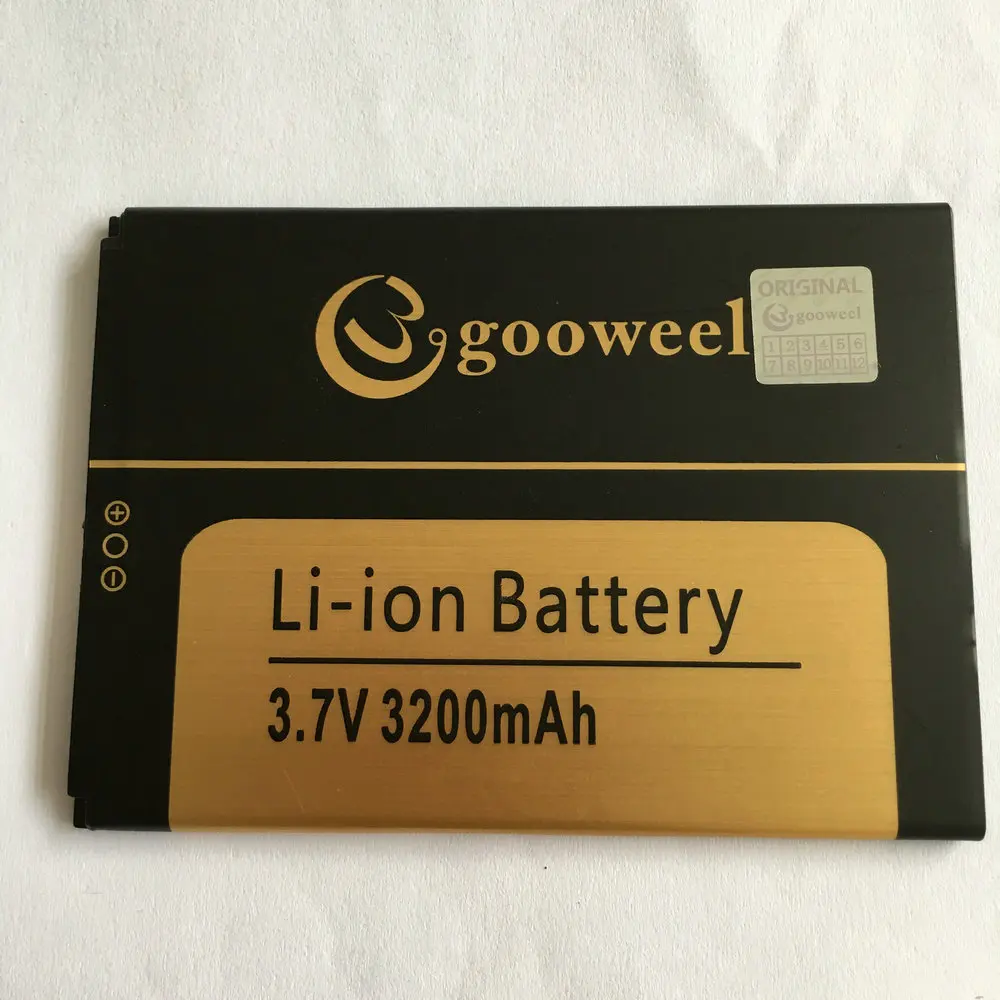AVY батарея для Gooweel M3 MTK6580 6 0 дюймов мобильный телефон 3200mA перезаряжаемые сменные