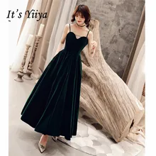 Это YiiYa вечернее платье Спагетти ремень с открытыми плечами длинное женское вечернее платье Глубокий v-образный вырез с открытой спиной платье размера плюс E520