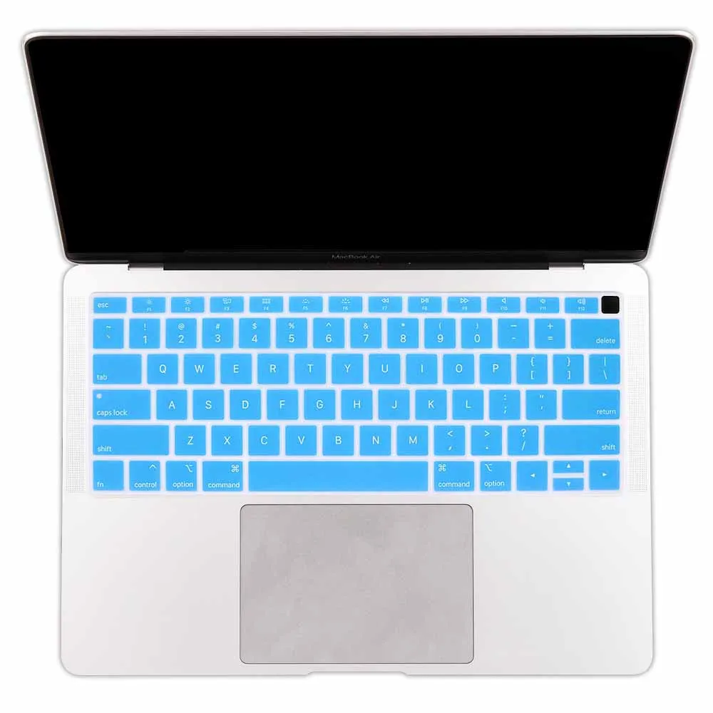 Redlai английская(США) клавиатура крышка облегающий рукав для MacBook Air 13 A1932 с retina fit Touch ID мягкая ТПУ клавиатура протектор