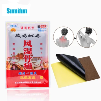 

64Pcs Sumifun Medical Rheumatic pain Arthritis Pain Patch Cream Neck Skin Care Massager Stress Relief Pains D1315