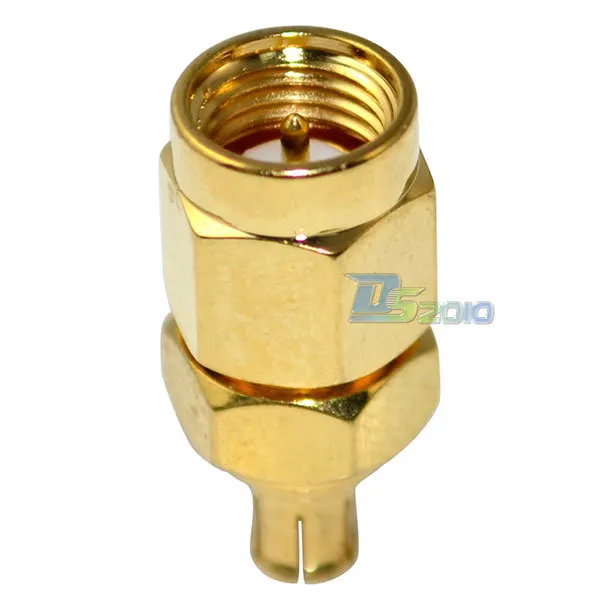 

High QualityPremium SMA male plug to MCX male straight RF Adapter Coax Connector Convertor