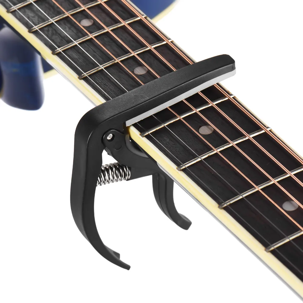 Single handed Guitar Capo Quick Change Acoustic Guitar Capo with Pin