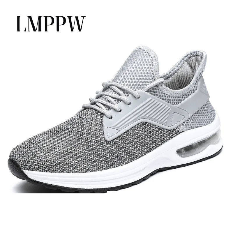 

2019 Summer Mesh Casual Men Shoes Men Lace Up Chunky Sneakers Breathable Fashion Men Flat Sport Running Shoes Zapatos Hombre 2.5