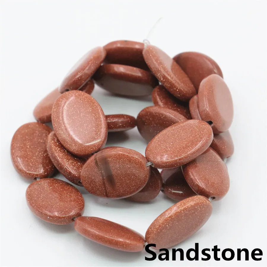 13x18 мм Овальный индийский оникс Lucky Amazon камень в виде арбуза лазурит песчаник свободные бусины 15 дюймов натуральный дизайн ювелирных изделий - Цвет: sandstone