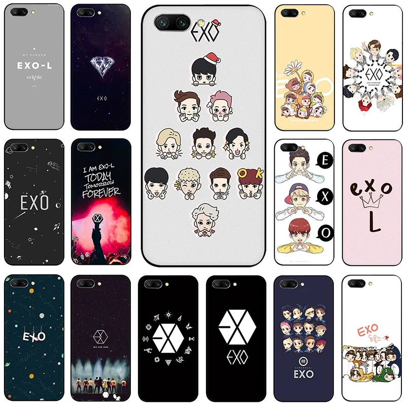 Силиконовый чехол Kpop exo Lucky one для Huawei Honor 6A 7A Pro 7C 7X 8 9 10 Lite 8X 8C view 20 9X Pro|Бамперы| |