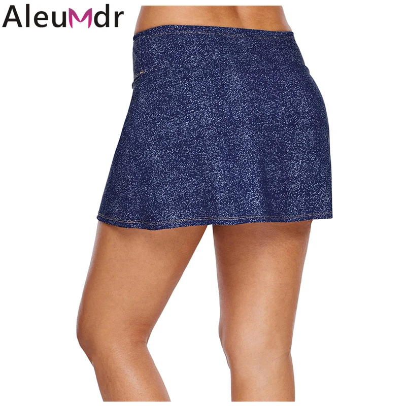 Aleumdr купальный костюм нижняя одежда для плавания 2019 Новая женская синяя