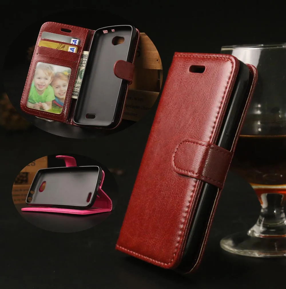 Luxury PU Leather Wallet For LG L90 Case,Mobile Phone Bag