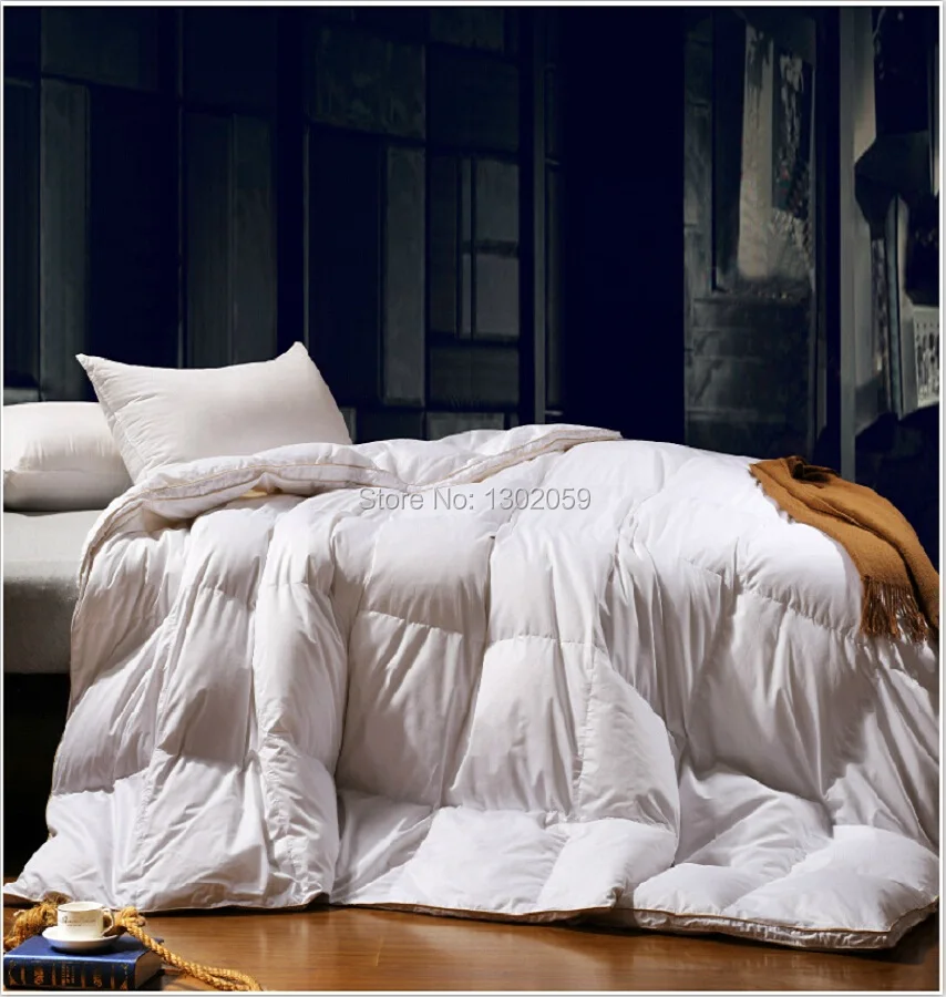 King Queen Full Twin Or Make Any Size Whites Duck Down Doona Comforter