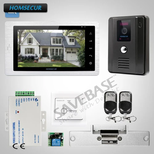 HOMSECUR 7inch Wired Video Door Entry Phone Call System with Black Camera + Vandal-proof design and Waterproof Cover
HOMSECUR 7inch Wired Video Door Entry Phone Call System with Black Camera + Vandal-proof design and Waterproof Cover