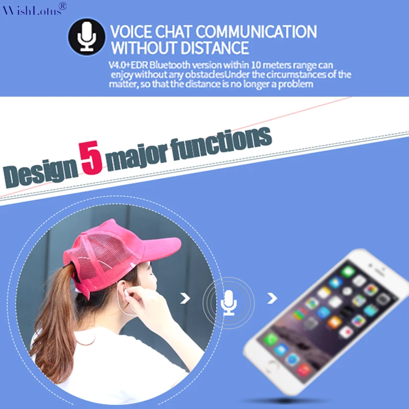 earphone headphone Bluetooth cap  (21)
