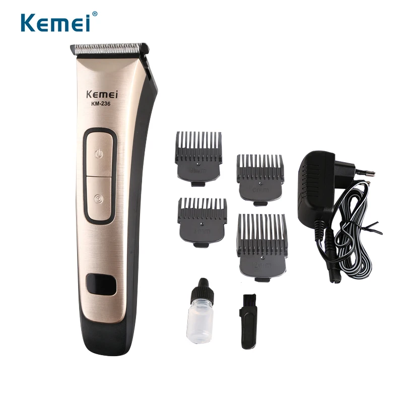 

Kemei electric rechargeable hair clipper hair trimmer shaving machine for men child hair remover