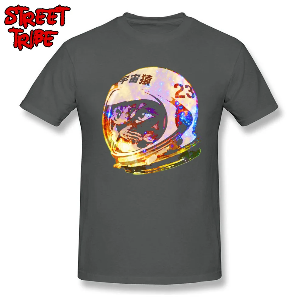 Street 2018 Hot Sale Short Sleeve Printed On T-shirts Cotton O-Neck Men Tees Custom T Shirts Summer/Autumn Wholesale Astronaut Space Cat deep galaxy version carbon