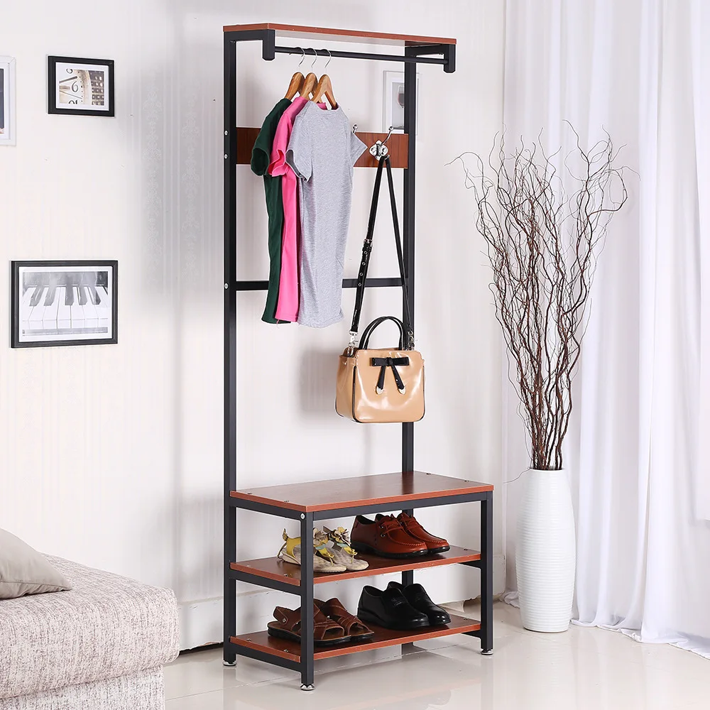 Coat Racks Living Room Furniture Home Furniture Panel+steel Tube Hanger