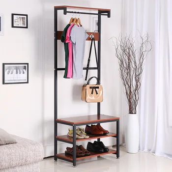 

Coat Racks Living Room Furniture Home Furniture panel+steel tube hanger whole sale hot new portable modern 2016 175*60*35cm