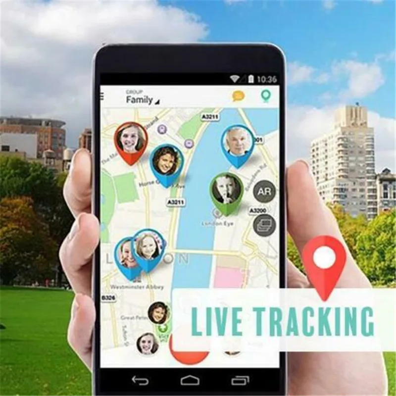 Детский умный мини gps трекер с защитой от потери водонепроницаемый bluetooth для