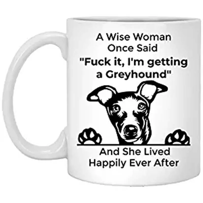 A Wise Woman чайная чашка смешная французская собака породы бульдог мама Подарки для нее Саркастические кофейные кружки для женщин - Цвет: Небесно-голубой
