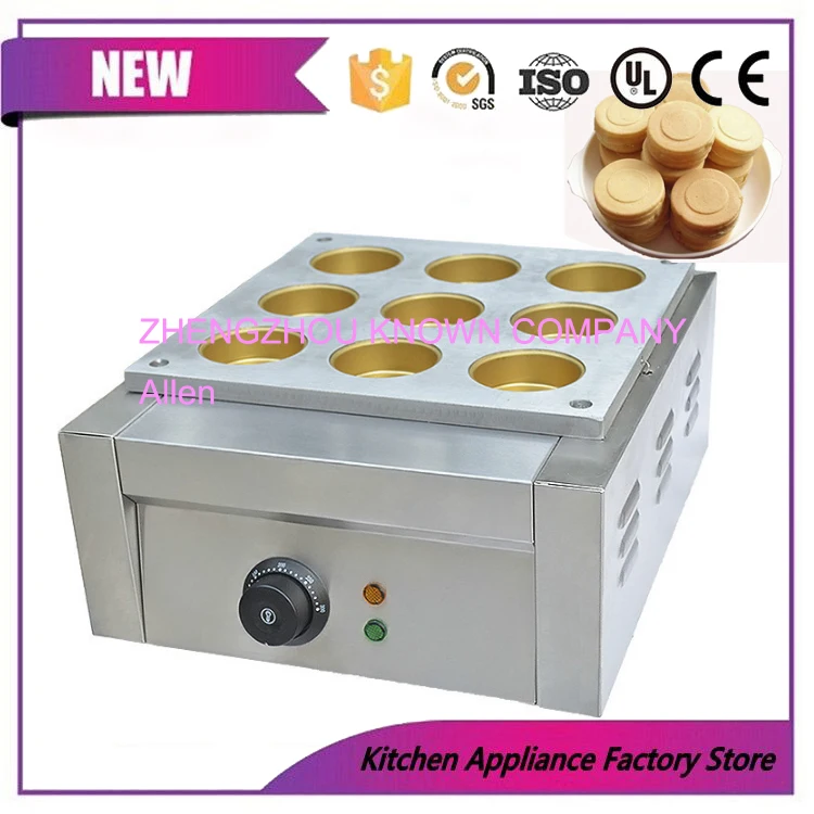 

Electric 9 hole red bean cake maker machine/ commercial Layer cake machine