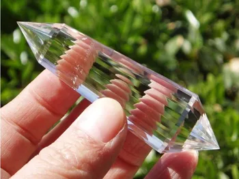 

A+++ 24 sided VOGEL Style Clear QUARTZ CRYSTAL DT POINT 49g