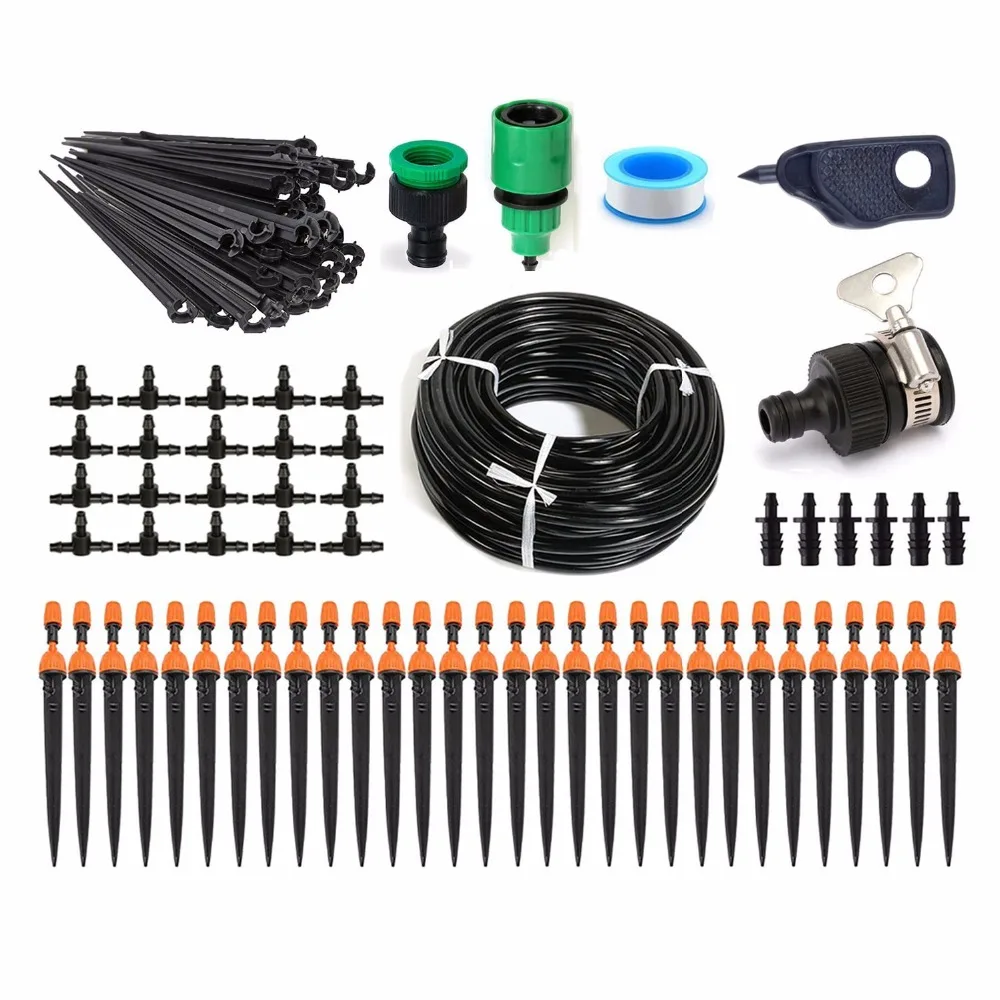 

80ft 1/4" Blank Distribution Tubing Irrigation DIY Micro Irrigation Pipe System for Garden, Lawn, Patio, Greenhouse Plants