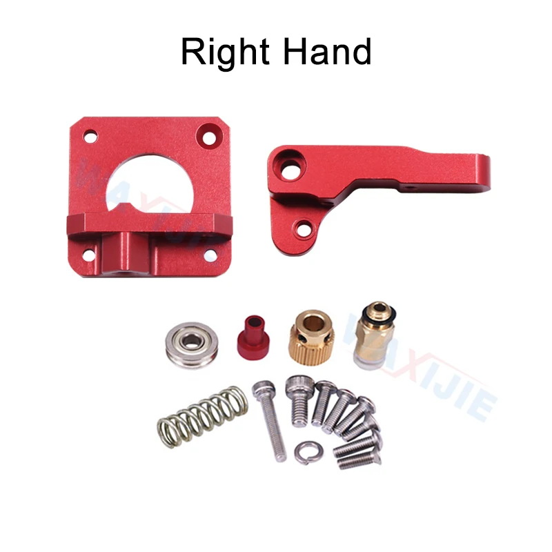 

Upgrade Red MK8 Extruder Aluminum Block All metal Remote Bowden Extruder 3D Printer For 1.75mm Filament Kit Right Left Hand Part