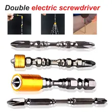 65 мм 110 мм крестовая отвертка с двойной головкой, набор электрических отверток PH2 1/" твердость магнитного крестового винта