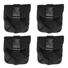 4 шт. Дайвинг вес карман с быстросъемной пряжкой Дайвинг пояс для поднятий тяжестей мешочек YA88