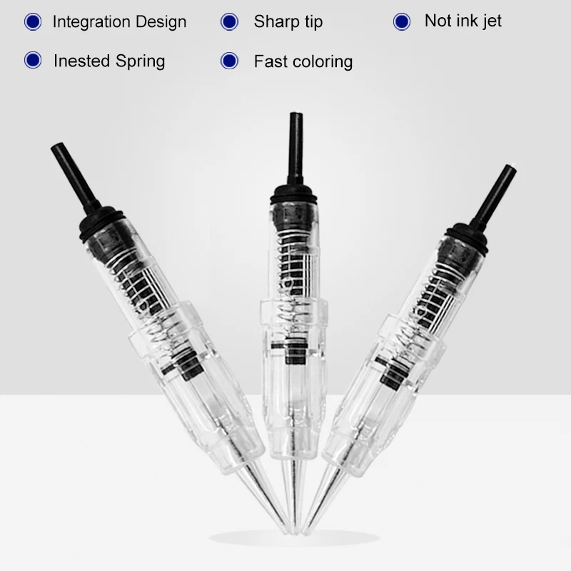 Tattoo Needles 1rl 3rl 5rl 7rl 9rl mix set rs sf MG Tattoo Cartridges Needles tatto permanent make up needles agulha easy click