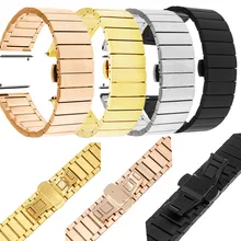 Металлические часы с застежкой из нержавеющей стали ремешок для huawei Watch 2 Фитнес браслет для Смарт фитнес браслет умный браслет