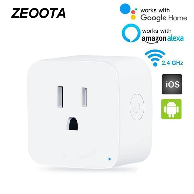 Wifi Outltes Smart Electric Us Plug Socket Adapter Remote Wifi Outltes Smart Electric Us Plug Socket Adapter Remote Timer Control Work With Alexa And Google Home