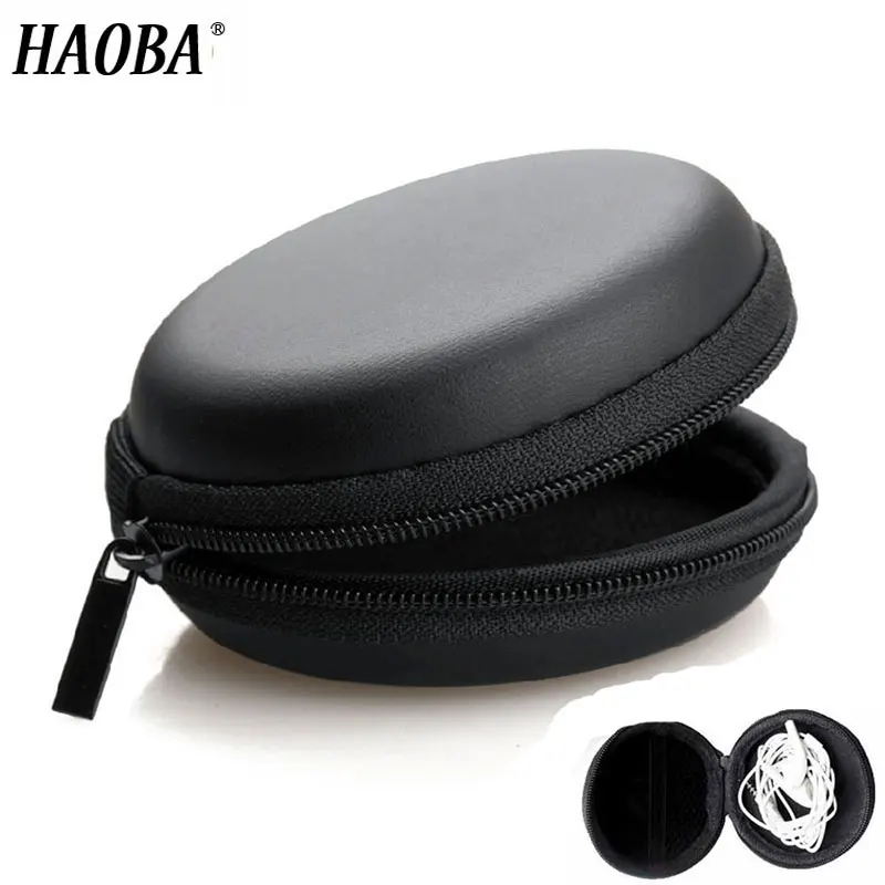 HAOBA Earphone font b Holder b font Case Storage Carrying Hard Bag Box Case For Earphone