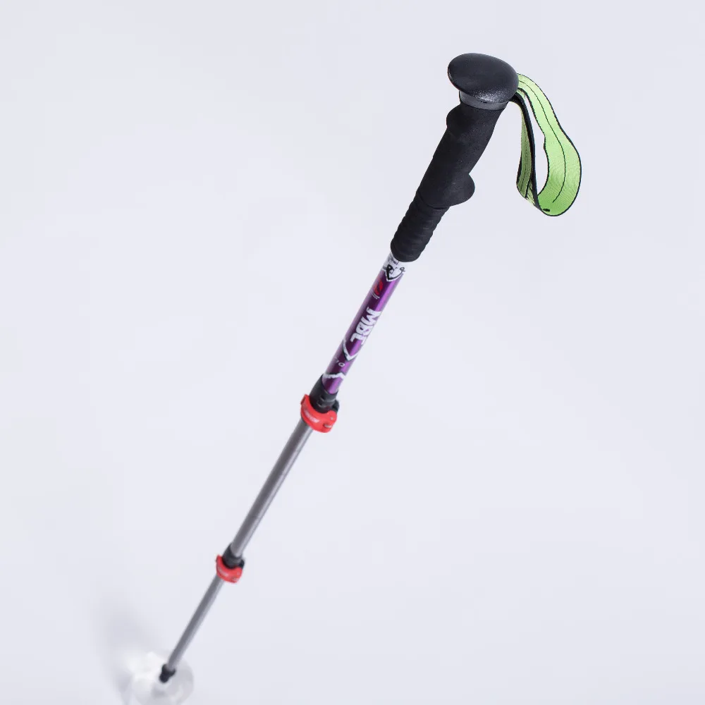 

MBC Trekking Poles External Locking Telescopic Folding Alpenstock for Outdoor Hiking&Climbing