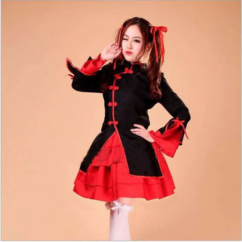 Halloween Costumes Chinese Style Dancer Maid Lolita Outfit COPSLAY