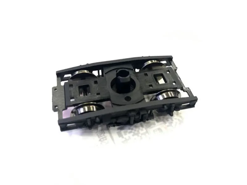 

2 PCS 1/87 Freight Car Metal Wheel Pair Plus Bogie Compatible Model Train Ho Scale Accessories