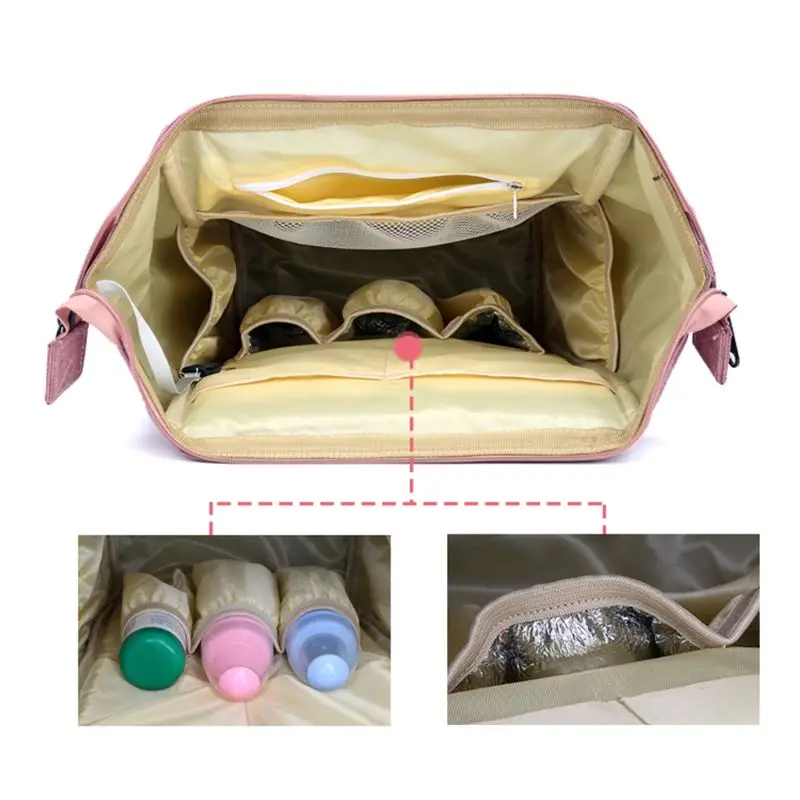 Высококачественная модная новая сумка для мам, многофункциональная сумка для подгузников, рюкзак большой вместимости, модные детские сумки для подгузников