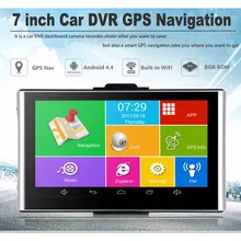 XGODY Android 7" Car Dash Camera DVR GPS 1GB RAM 16GB ROM Touchscreen Navigation Car WiFi AvIn EU Map 2020 Dashcam Navigator